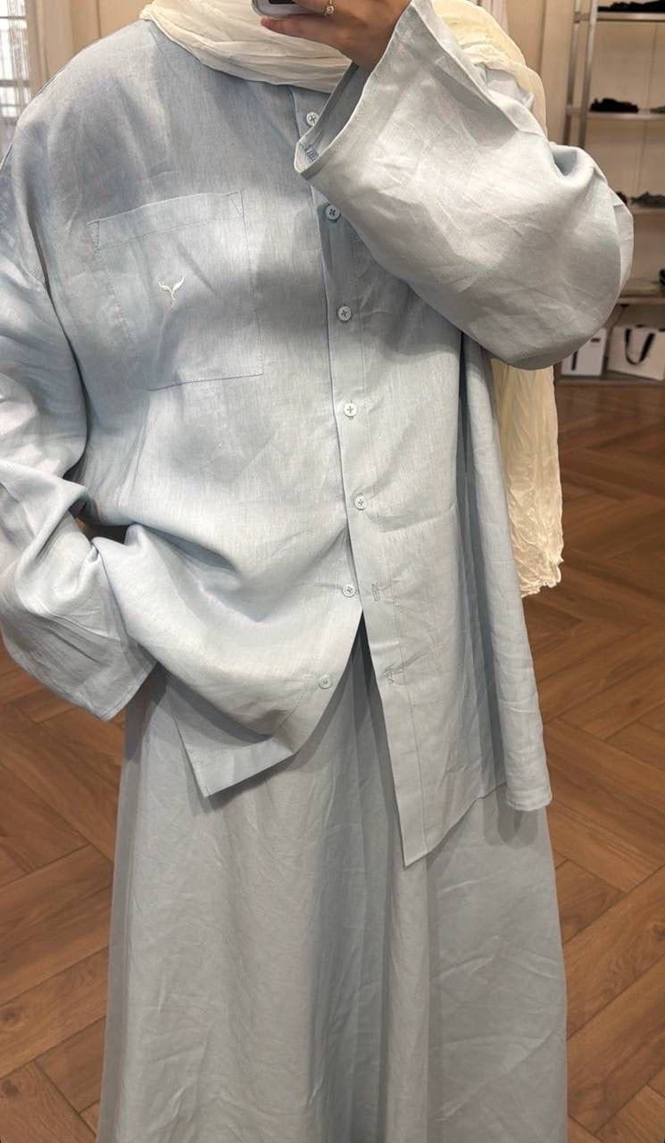 Zweiteiler aus Leine