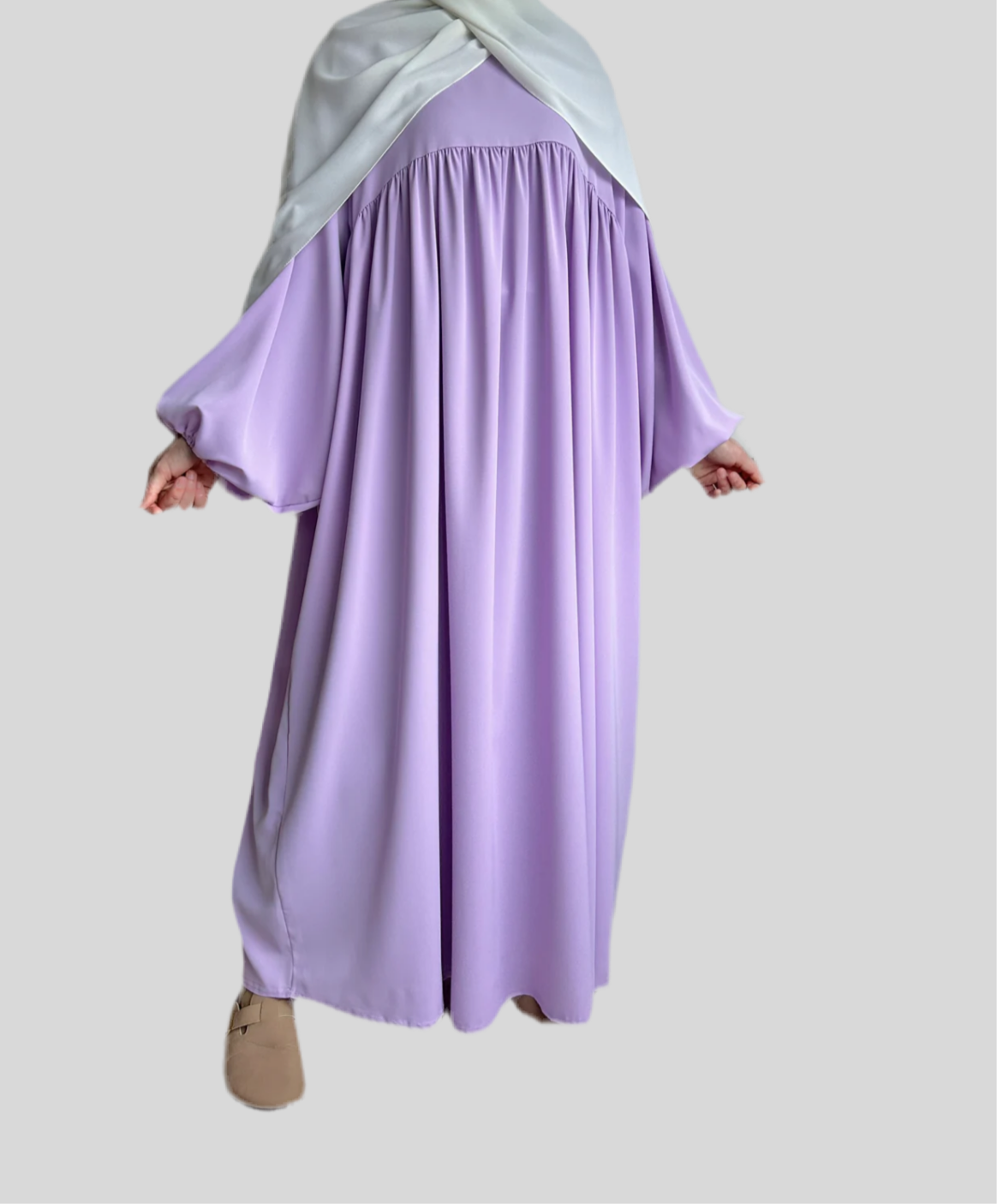 Abaya mit Ballonärmeln