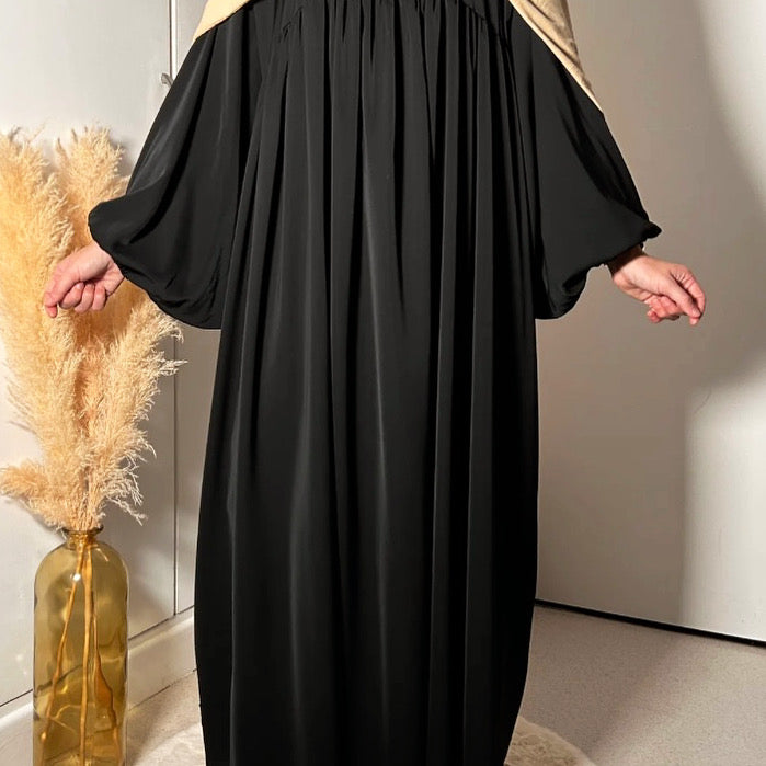 Abaya mit Ballonärmeln