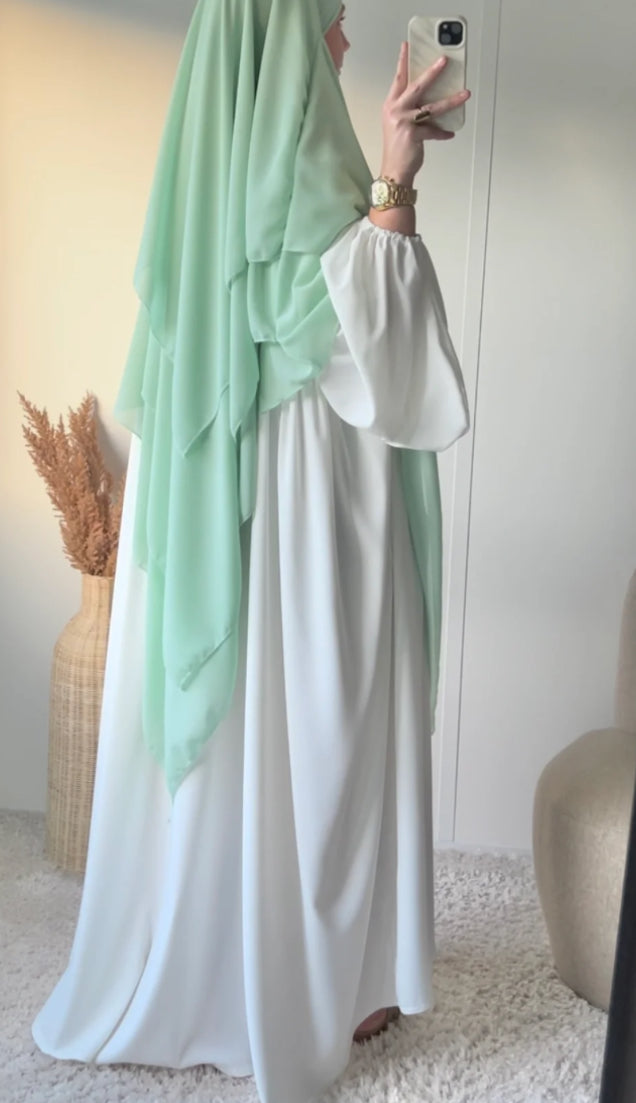 Abaya mit Ballonärmeln