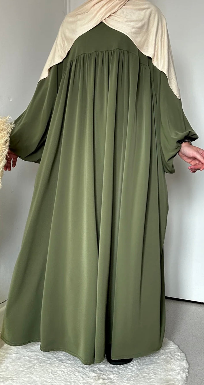 Abaya mit Ballonärmeln